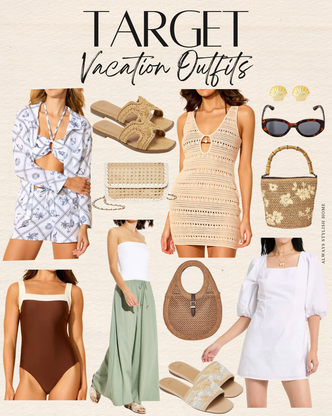Sharing Target vacation outfit finds that are perfect for warm-weather getaways. From breezy dresses and lightweight sets to easy sandals and beach-ready looks, these Target fashion finds are affordable, stylish, and perfect for spring break or summer travel. If you’re looking for cute vacation outfits from Target that are comfortable and effortless to style, these pieces are so good. #targetstyle #targetfashionfinds #targetvacationoutfits #vacationoutfitideas #springbreakstyle #affordablefashionfinds #targetoutfits #travelstyleinspo #resortwearstyle #ltkfashion 

 #LTKSaleAlert #LTKSwim #LTKTravel