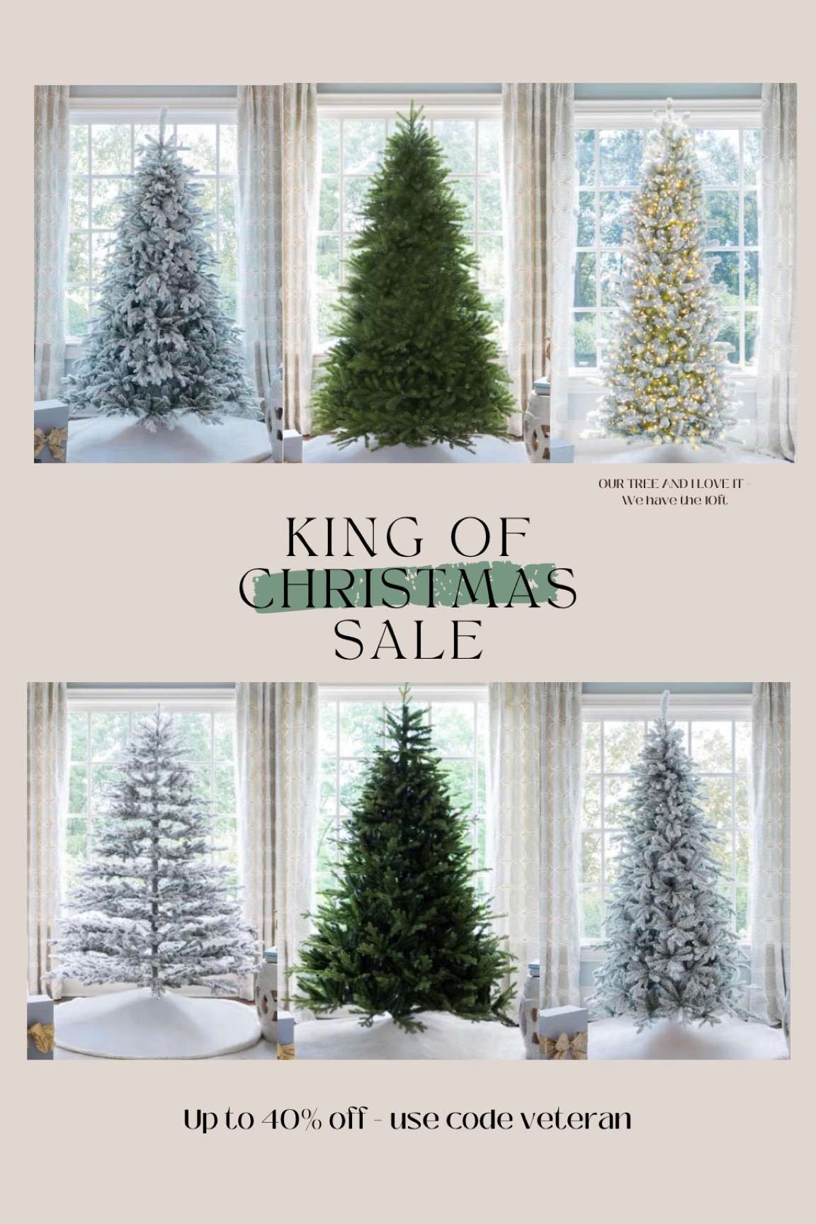 Christmas tree round up 🎄King of Christmas Sale

#LTKSeasonal #LTKHoliday #LTKsalealert