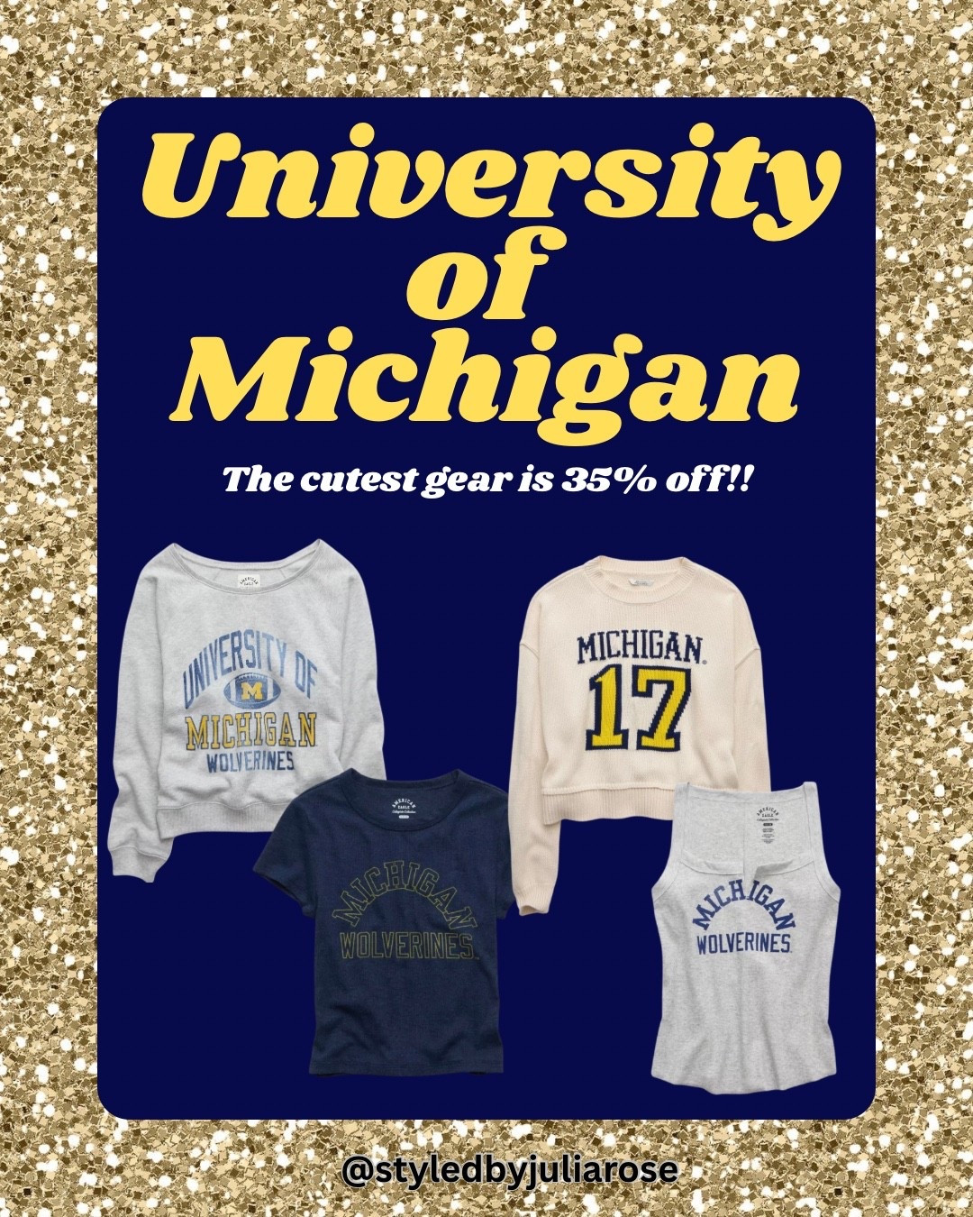 U of m university of Michigan wolverines tailgate college sweater ofc the shoulder sweatshirt tank

Tailgating season will be here before we know it! If you’re celebrating in Ann Arbor (physically or in spirit!) grab this cute gear while it’s on sale!! Go Blue! 💙💛

#LTKMothersDay #LTKSaleAlert #LTKootd