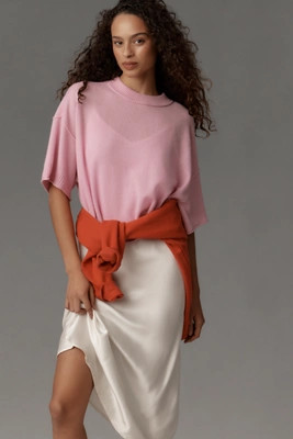 The Goldie Crew-Neck Cashmere Sweater | Anthropologie (US)