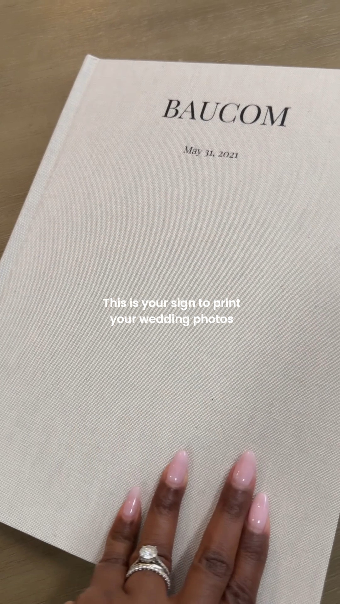 Anniversary gift 
Wedding photo book
Wedding gift 

We got the Large Portrait Photo Book, 60 page in salt cover

#LTKWedding