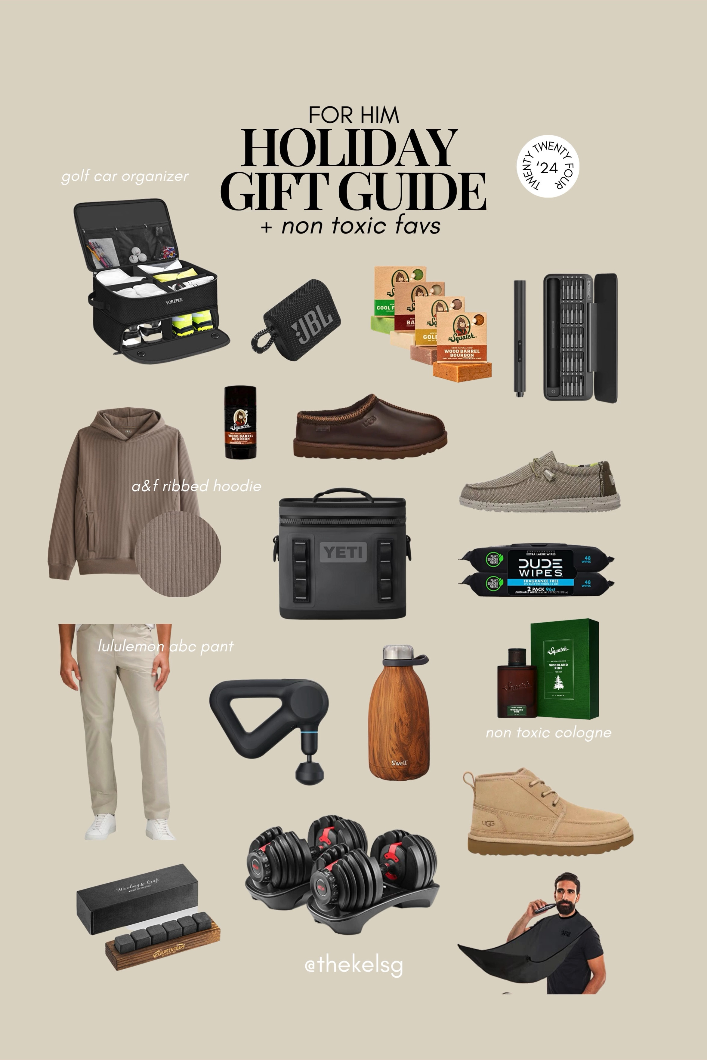 Holiday Gift Guide For Him ⛳️🏌️🔧🧢👕
Non toxic gift guide, non toxic living, gift guide, gift ideas, gift ideas for him, gift ideas for men, men gift ideas, best gift ideas, holiday gift guide, Christmas gift ideas for him, holiday gift guide for him

#LTKGiftGuide #LTKMens #LTKHoliday