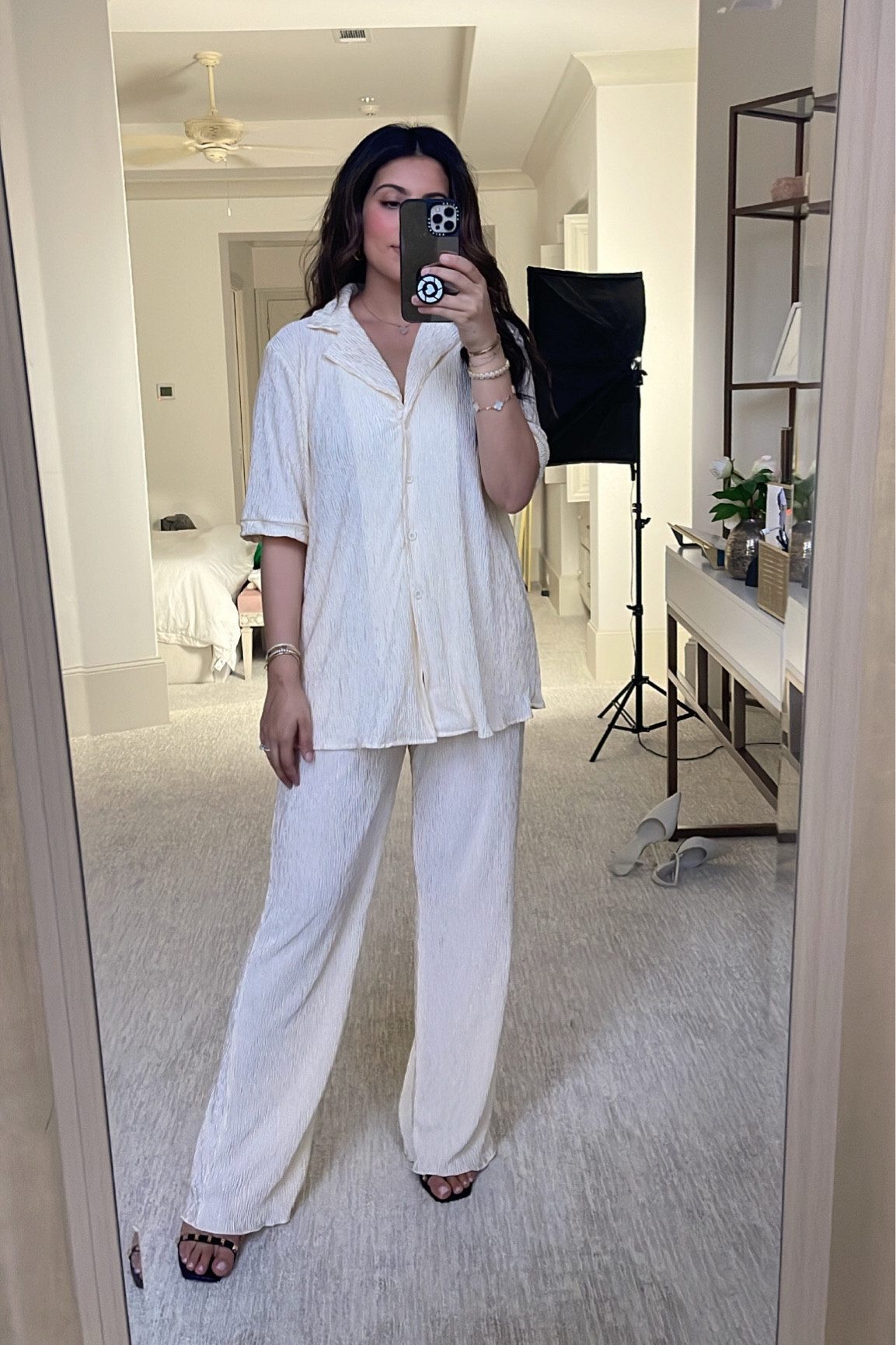 Summer set must have!

Amazon finds | amazon | matching set | heels | button down tops | cream outfits | mules 

#LTKunder50 #LTKstyletip #LTKFind