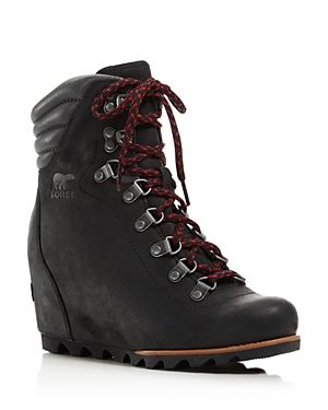 Sorel Women's Waterproof Leather Conquest Wedge Booties | Bloomingdale's (US)