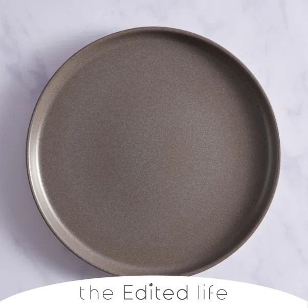 Urban Dinner Charcoal Plate | Dunelm (migrated)