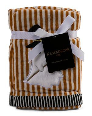 Set Of 2 Ghost Witch Hand Towels | TJ Maxx