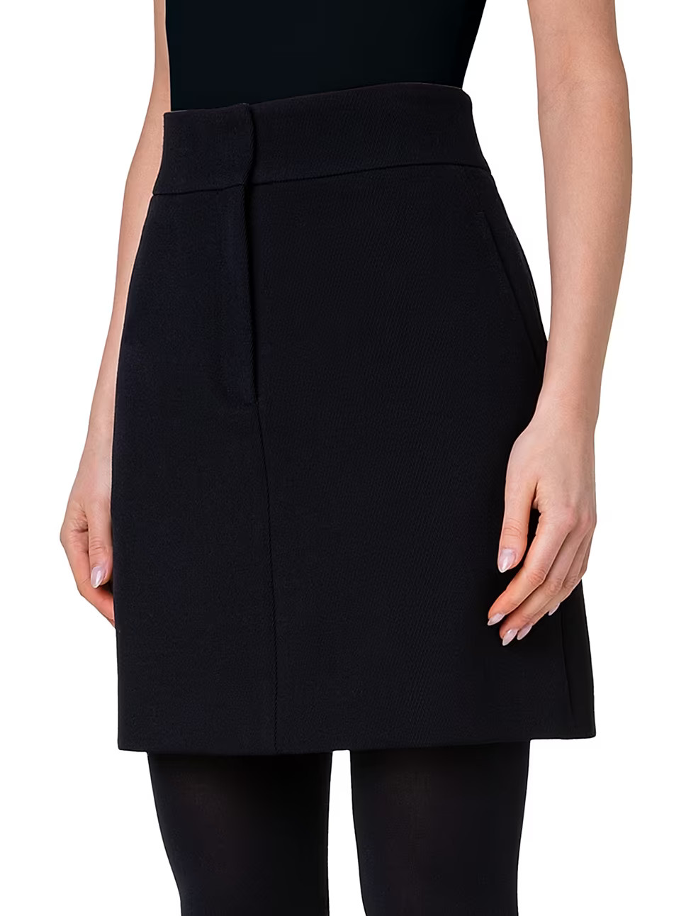 Wool A-Line Miniskirt | Saks Fifth Avenue