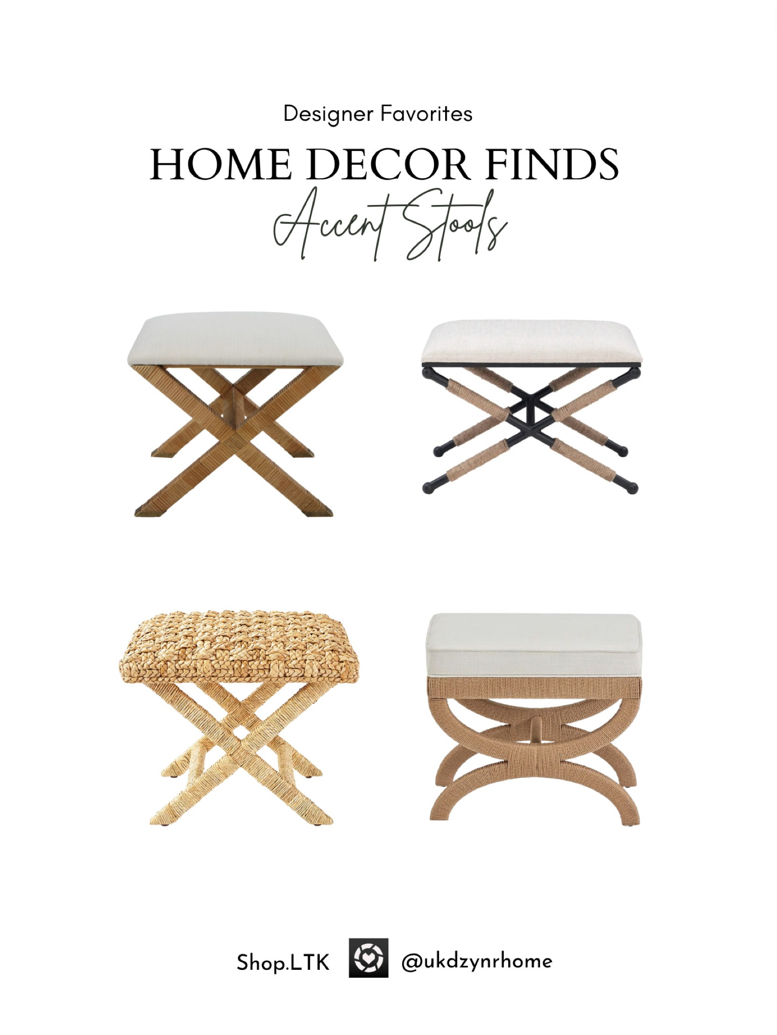 Accent Stools



#LTKhome