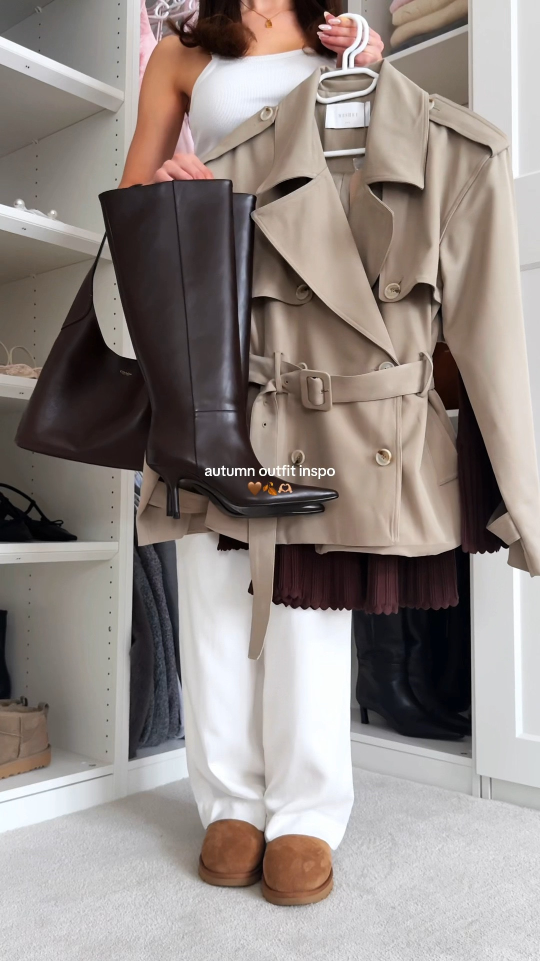 Autumn outfit idea 🧸🍂 

Styling my new fall pieces - love this trench jacket, chocolate brown knit dress & knee boots 🤎

Want me to share more autumn outfit inspo? 🧥💭

#outfitideas #fallfashion #ootdinspiration #outfitstyle #fallwardrobe #dailyoutfitinspo #chicstyle #autumnstyle #ootdfashion #styleinspiration #zaradaily #closetgoals #stylingtips #fashioninspo #howtostyle #cozyoutfit

#LTKStyleTip #LTKSeasonal #LTKTall