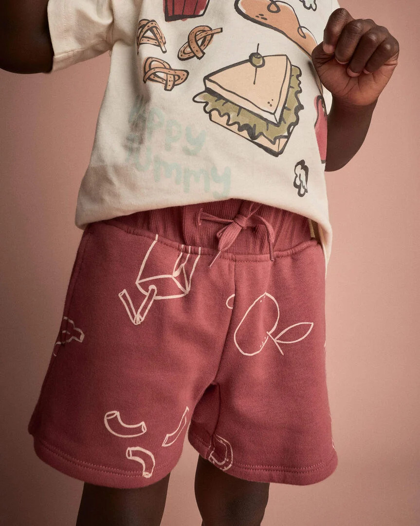Toddler City Park\u2122 Short in Snack Print - Red - Otter Avenue | Carter's | Carter's Inc