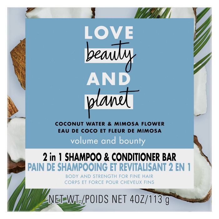 Love Beauty and Planet Coconut Water Shampoo + Conditioner Bar | Target