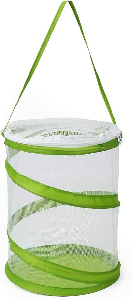 RESTCLOUD Pop-up Insect and Butterfly Habitat Cage Terrarium Clear Mesh Enclosure, See Through Ea... | Amazon (US)