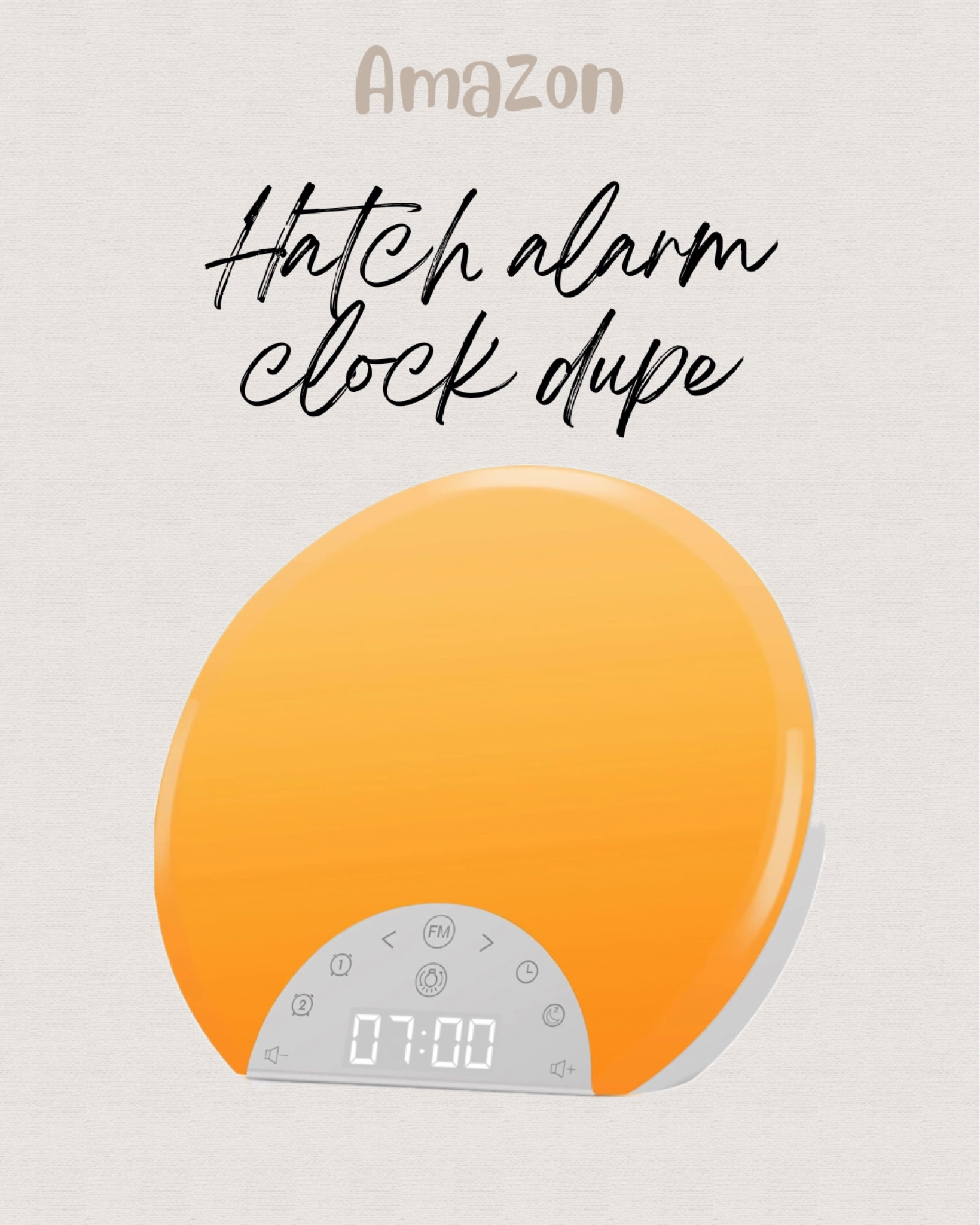 Hatch Alarm clock dupe| Amazon 

#LTKhome #LTKfindsunder50 #LTKU