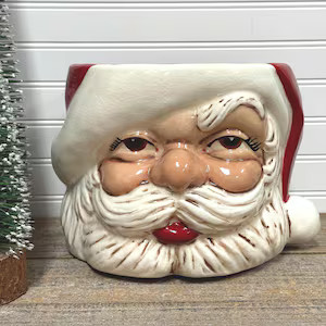 Vintage Santa punch bowl- Jamar Mallory | Etsy (US)
