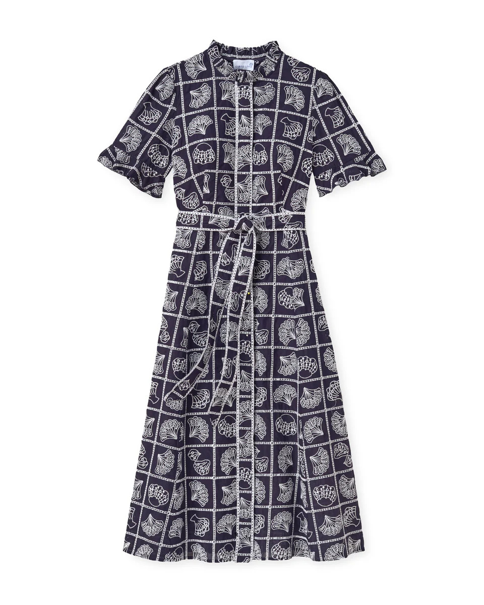 SU26 Aria Midi Dress-Midnight Blue | Cartolina