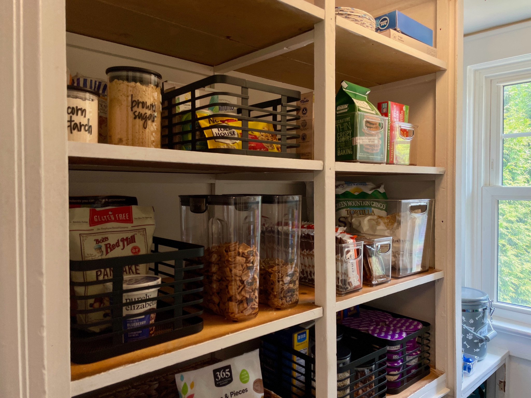 This client wanted a black & modernized pantry. The mixture of metal, glass and acrylic made it not only functional but very beautiful!

#LTKfamily #LTKhome