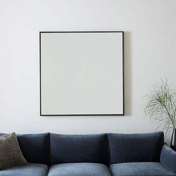 Metal Frame Square Mirror - 42" | West Elm (US)