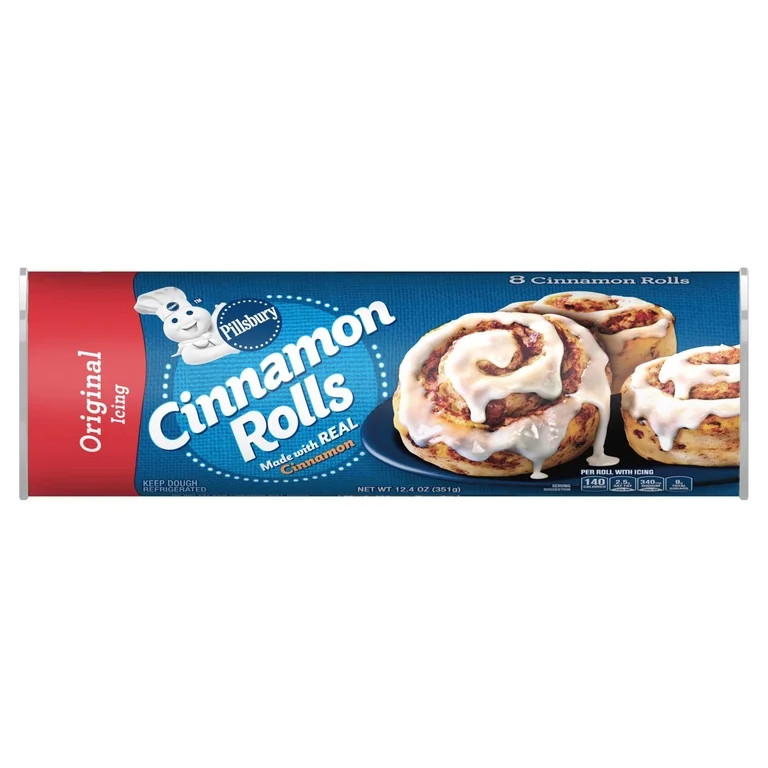 2 Pack - Pillsbury Cinnamon Rolls With Icing 8 Count 12.4 oz Package May Vary | Walmart (US)