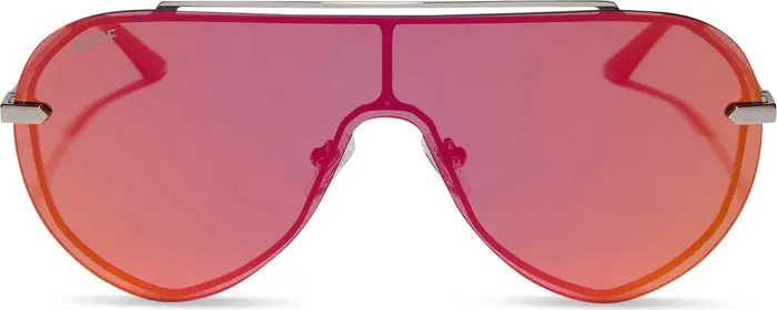 Imani 139mm Gradient Shield Sunglasses | Nordstrom
