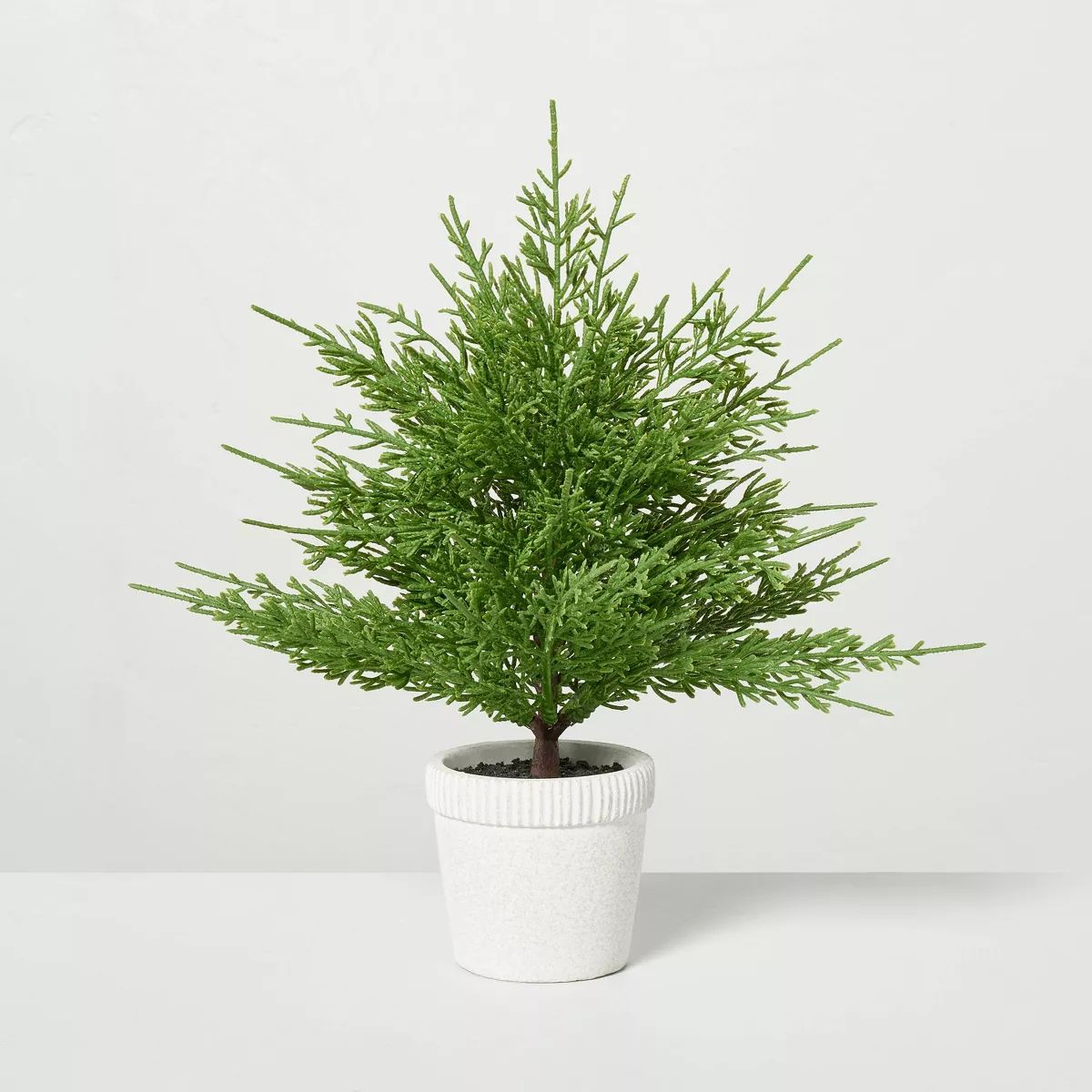 12" Faux Cypress Christmas Tree in Cement Pot - Hearth & Hand™ with Magnolia | Target
