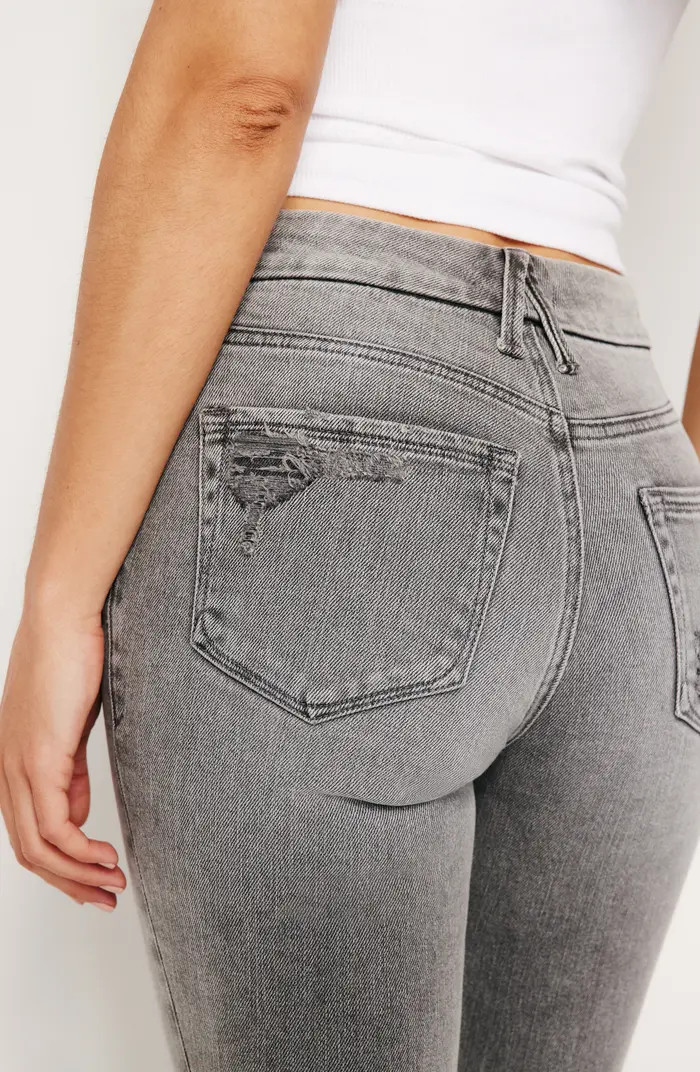 Good Classic Raw Step Hem Straight Leg Jeans | Nordstrom