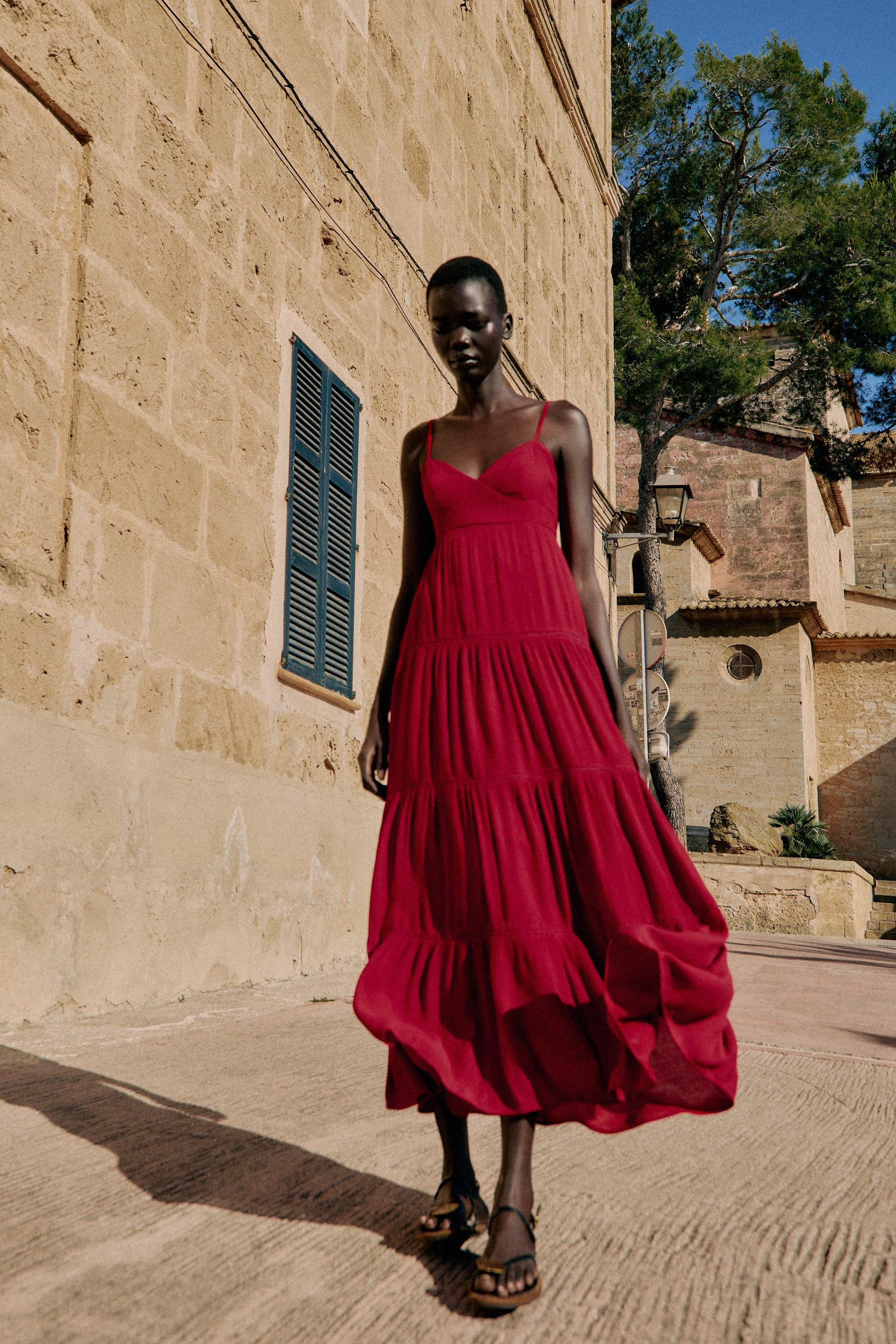 LONG STRAPPY DRESS | Zara US