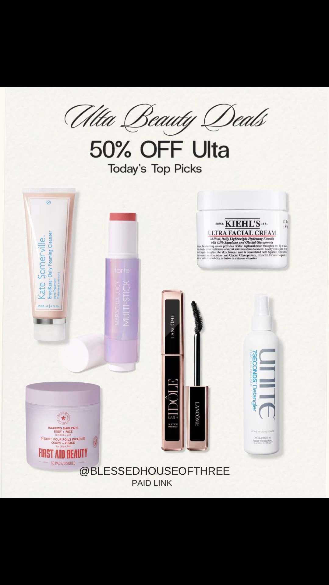 Today’s best beauty deals from Ulta, Sephora and Tarte are up to 50% off and I rounded up some of my favorite skincare, makeup and hair products worth grabbing while they’re on sale. From cult favorite moisturizers and viral mascaras to everyday makeup staples and haircare favorites, these beauty deals are some of the best discounts happening right now. I linked all of my top beauty picks so you can easily shop today’s Ulta beauty deals, Sephora beauty deals and the Tarte beauty sale in one place. Stock up on Tarte during this great sale! Follow me on LTK for daily fashion, home decor and beauty finds.

#LTKSpringSale #LTKSaleAlert #LTKBeauty