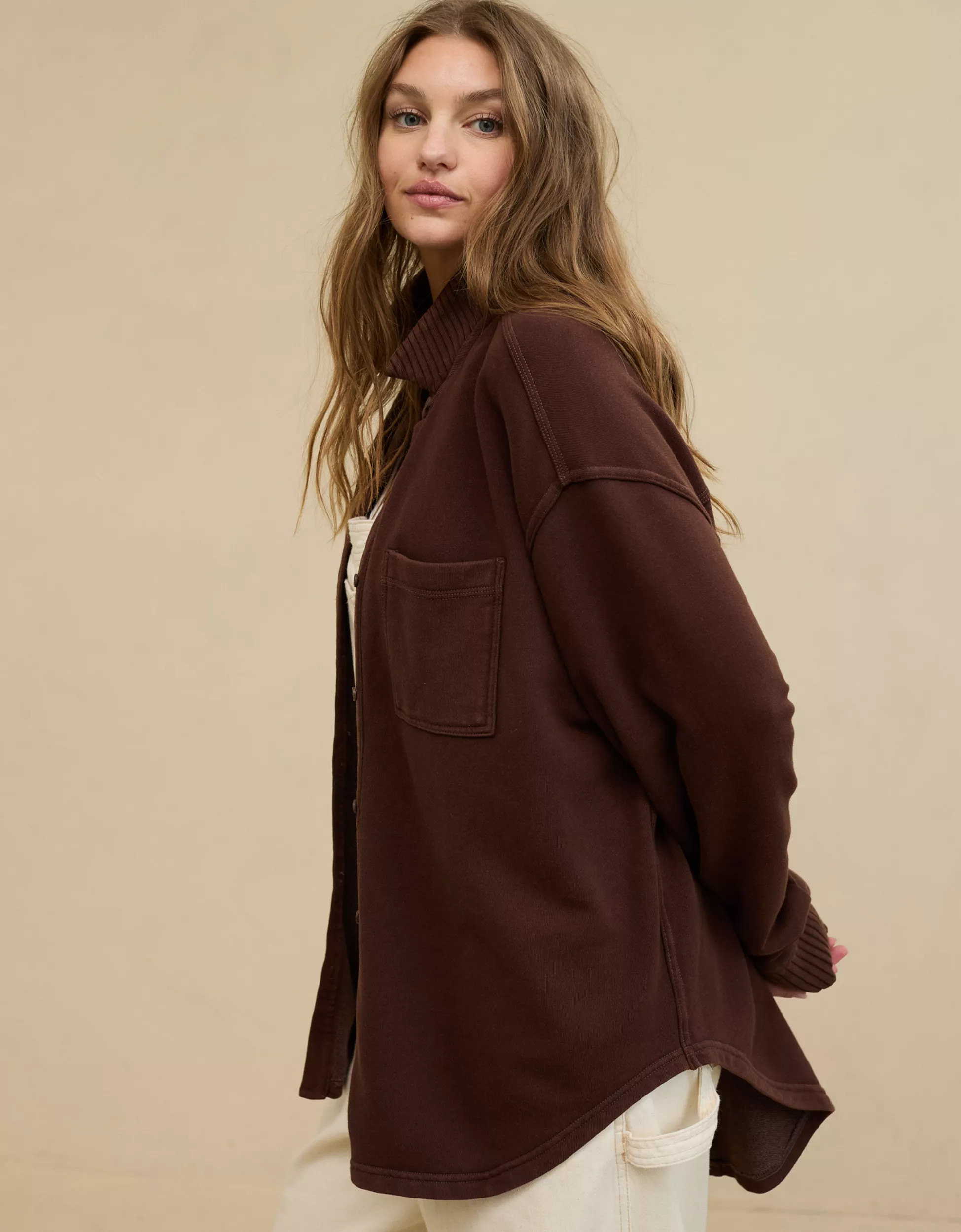 Aerie LumberJane Fleece Shirt | Aerie