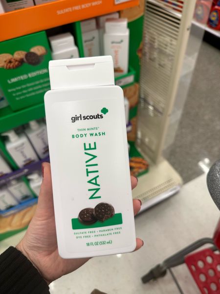 Love thin mints? Check this new Native Body Wash out! They have a whole Girl Scouts cookie collab right now. 

Body Wash | Target Finds | Clean Products 

#LTKfamily #LTKbeauty #LTKhome
