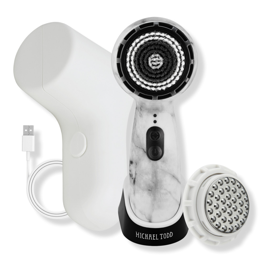 Michael Todd Beauty Soniclear Patented Antimicrobial Sonic Cleansing Brush - White Marble | Ulta