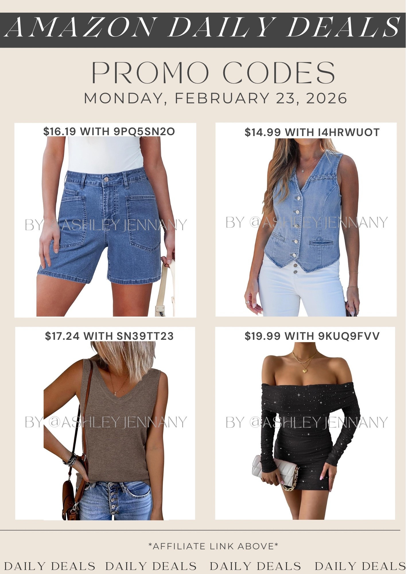 Amazon fashion deals 

#LTKMidsize #LTKSaleAlert