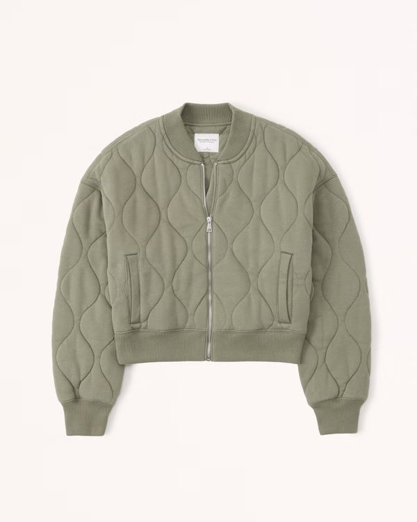 Onion Quilted Bomber | Abercrombie & Fitch (US)