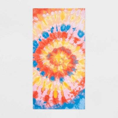 Tie Dye Printed Beach Towel - Sun Squad™ | Target