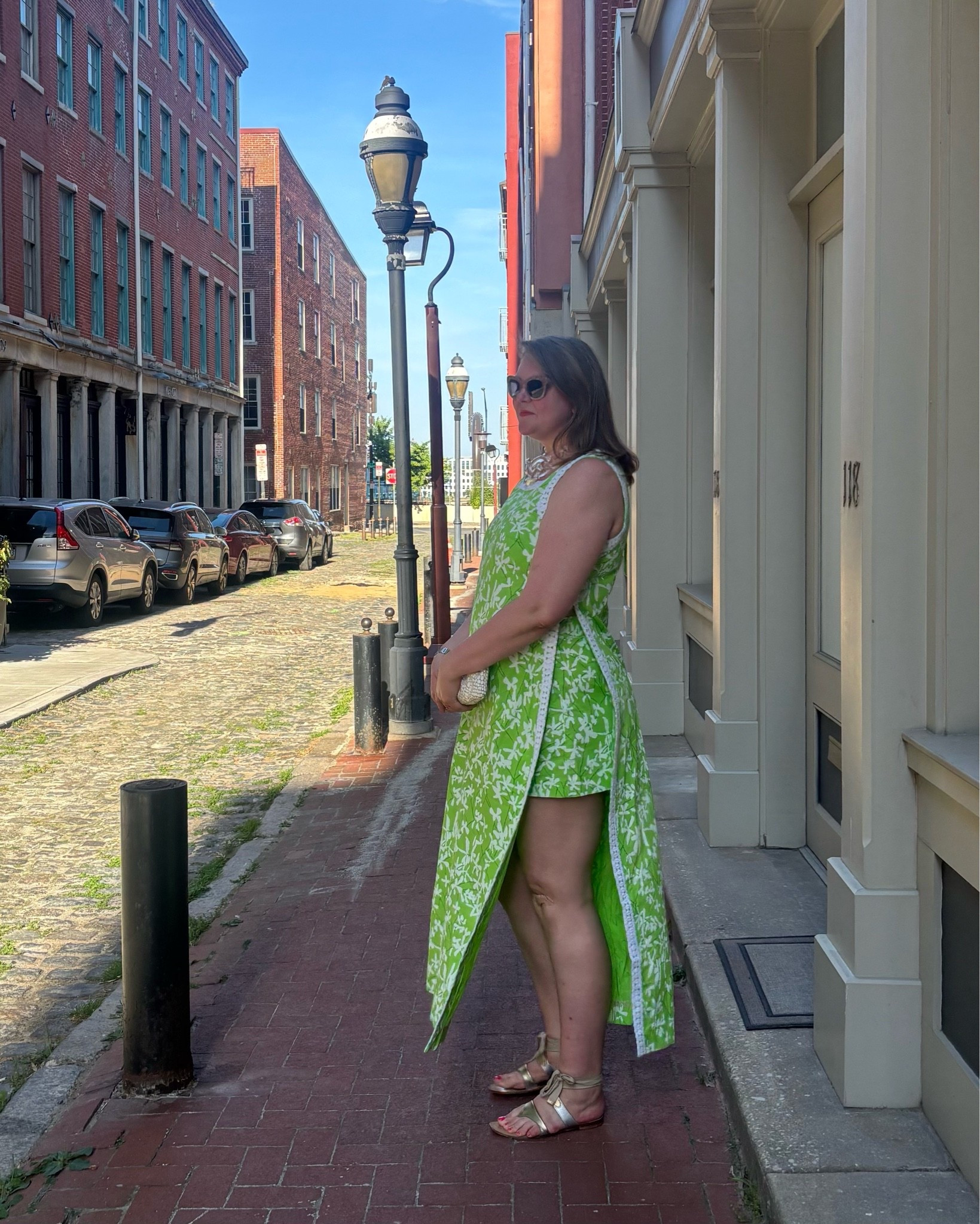 Looks like a maxi dress, is shorts and an incognito crop top. Lilly Pulitzer is genius! 💚🧠

#LTKMidsize #LTKOver40 #LTKSeasonal
