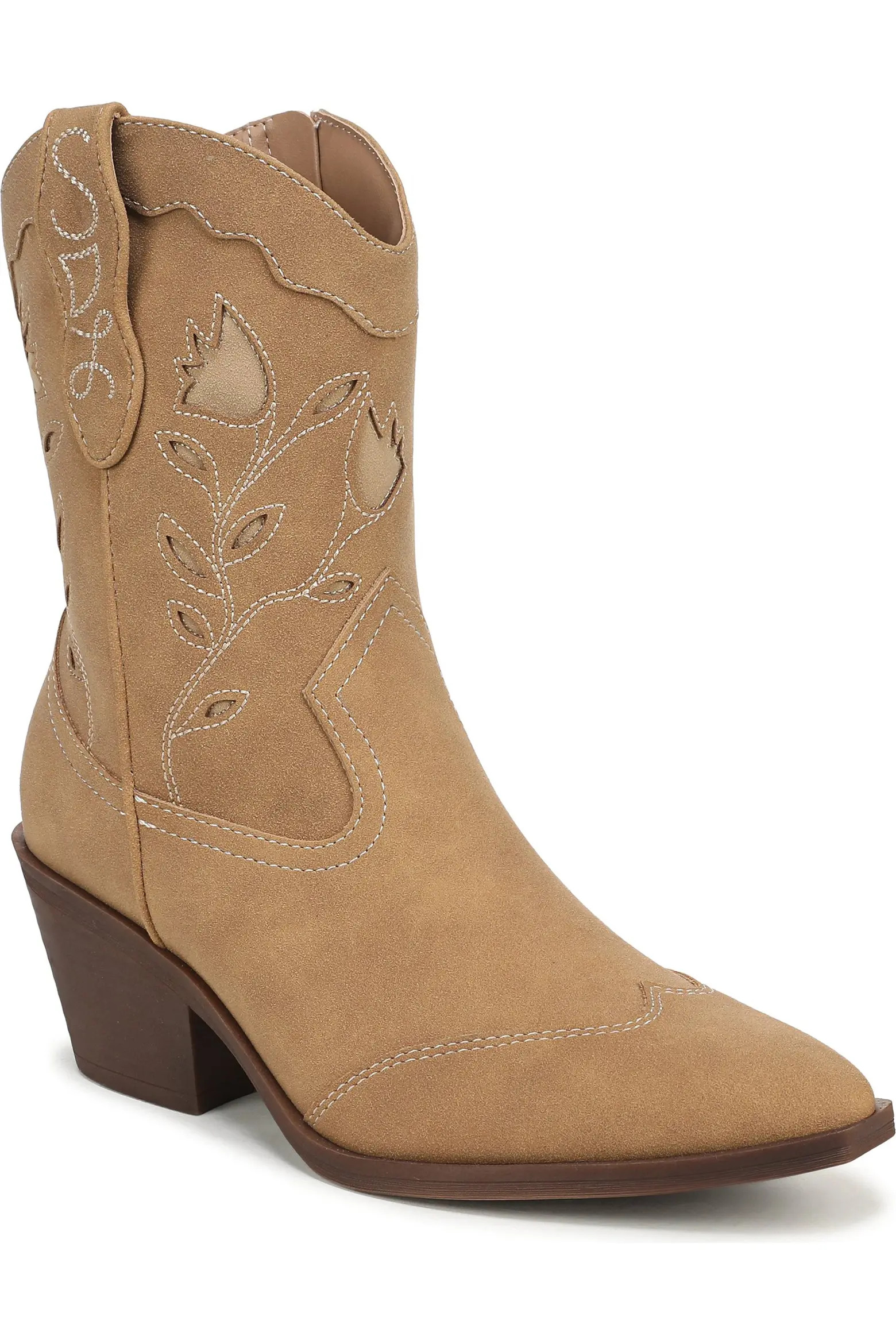 SAM & LIBBY Flash Western Faux Leather Bootie (Women) | Nordstromrack | Nordstrom Rack