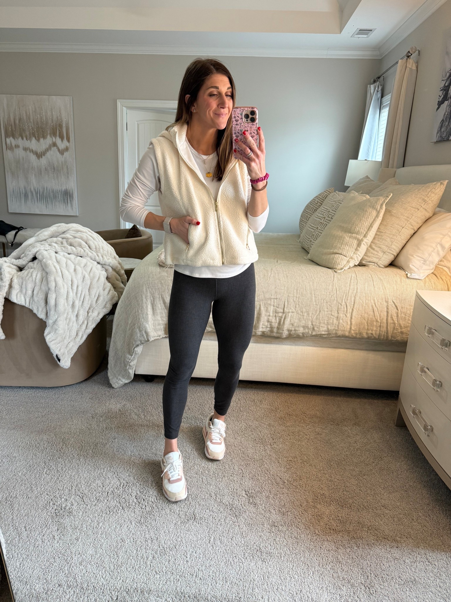 Shop outfit details here 

Vest is Salt Project-size medium
Long sleeve tee is ribbed and stretchy from Athleta- on sale an extra 20% off at checkout
Leggings are Lululemon aligns size 6/25in
Shoes are Nike air max 8.5 (I go up 9.5 in sneakers. 

Loopy case is 10% off with code: watsonansley10

Click below to shop!

Active | fitness | athletic | athleisure | leggings | vest | long sleeve | shoes | nikes | fit | daily | ootd | sneakers | tennis shoes | Lululemon | ootd | Sale 

#LTKActive #LTKootd #LTKmomlife