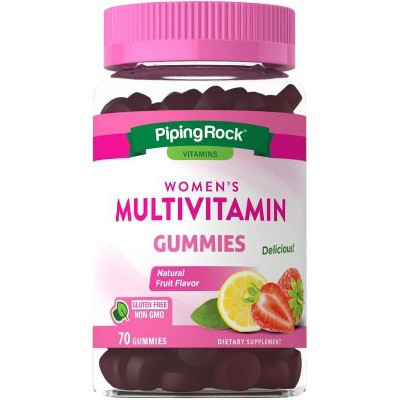 Piping Rock Women's Multivitamin Gummies | 70 Count | Natural Fruit Flavor | Target