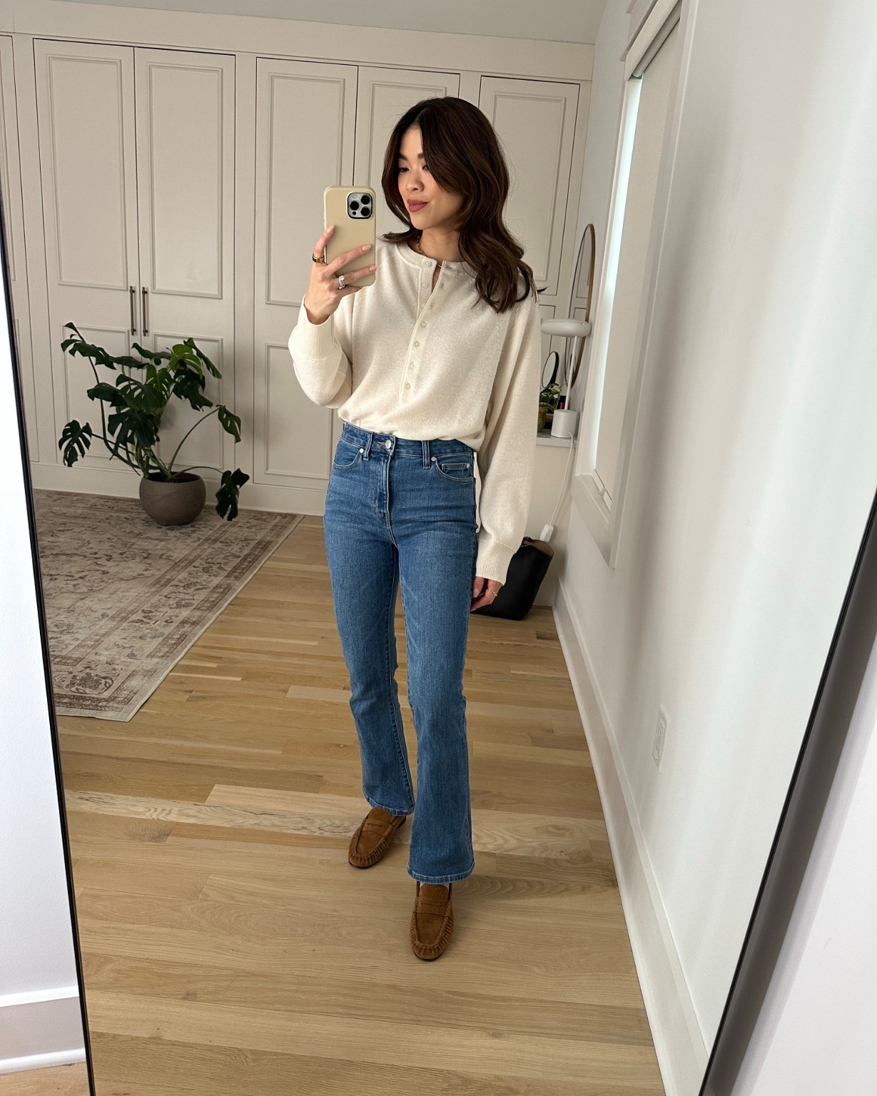 Sizing info: 
•jeans size 24 in 28in inseam in Seaside Blue
•sweater size XS
@Quince  

petite fashion, get dressed with me, outfit inspiration, ootd, nashville outfit, Nashville influencer, petite style, vacation style, casual outfits, mom style, petite pants, spring outfits, spring outfit info, spring pants, spring outfit idea, spring top, spring bag, spring sweater, spring shoes, jeans, spring denim, quince, quince sweater 

 

#LTKPetite #LTKootd #LTKSeasonal