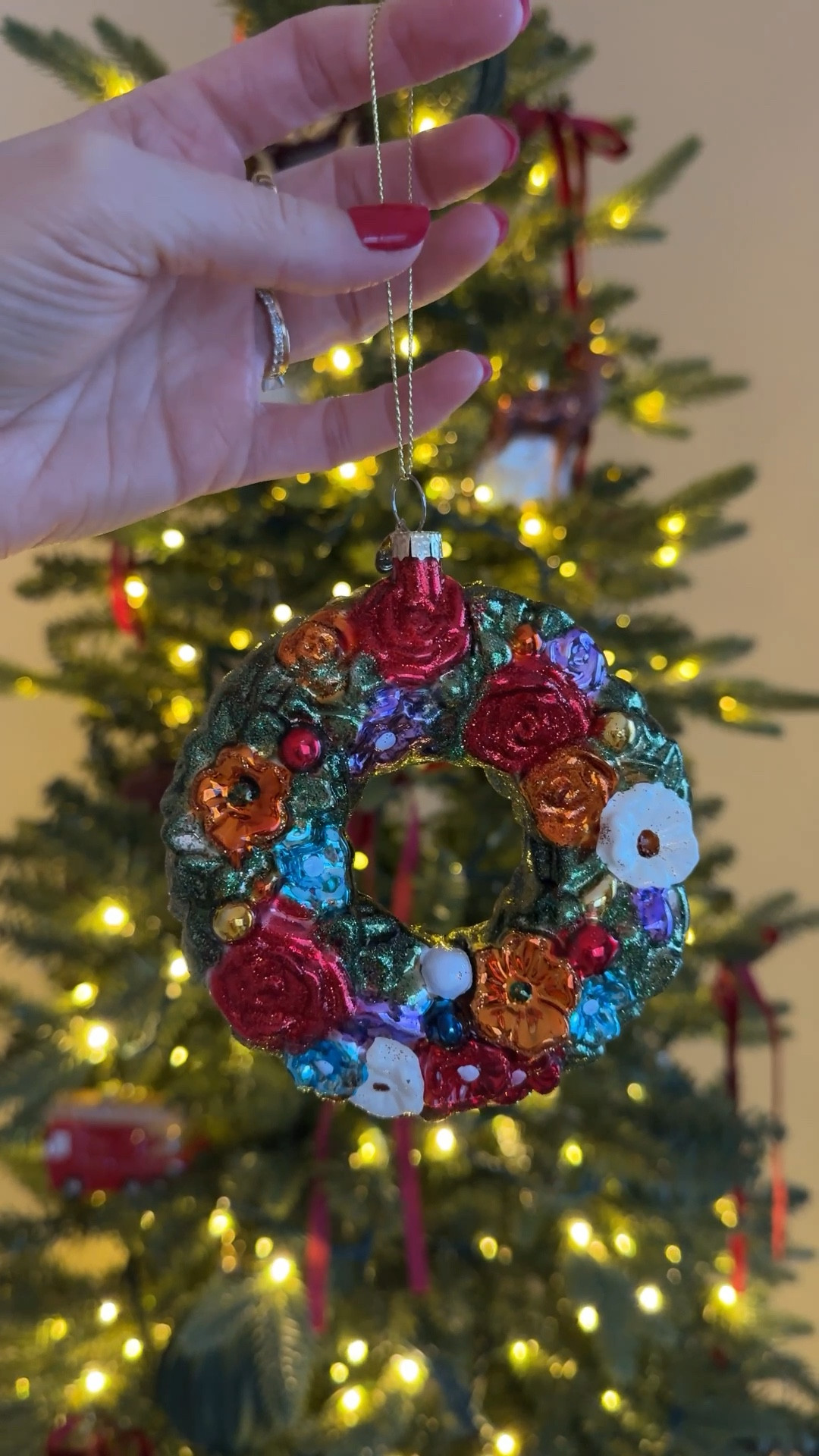 The most stunning ornament! Comes in an individual box and would be a great gift. 