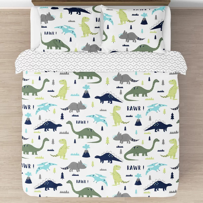 Kids Dinosaur Bedroom Dinosaur Bedding Room Decor