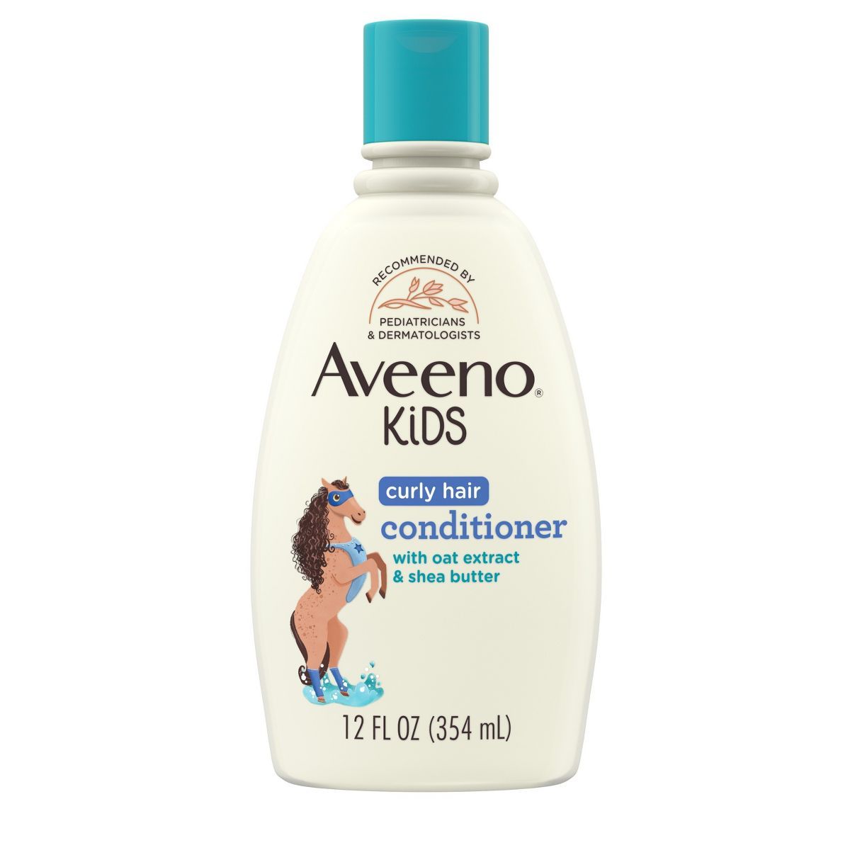 Aveeno Kids Curly Hair Hydrating Conditioner, Curly Hair Products with Shea Butter, Gentle Scent ... | Target