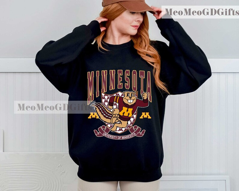 Vintage NCAA Minnesota Golden Gophers Sweatshirt University - Etsy | Etsy (US)