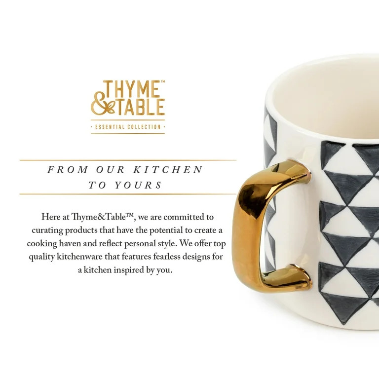 Thyme & Table Stoneware Mug, Medallion | Walmart (US)