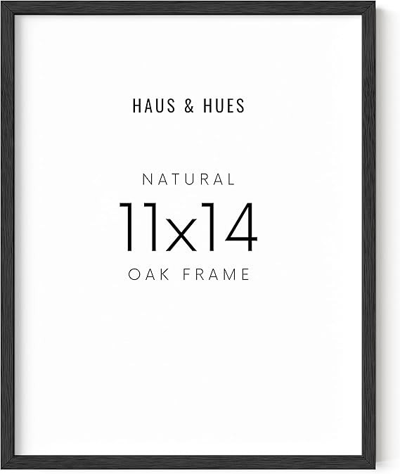 HAUS AND HUES 11x14 Black Frame – 11x14 Black Picture Frame That Comes Ready-to-hang, Black 11x... | Amazon (CA)