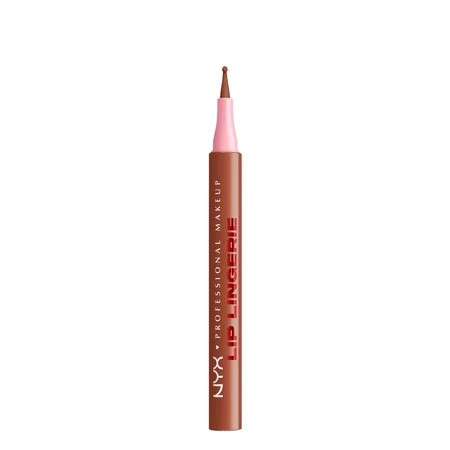 NYX Professional Makeup Lip Lingerie Lip Liner Stain Waterproof Lip Color Naughty Nude 0.03 fl oz | Walmart (US)