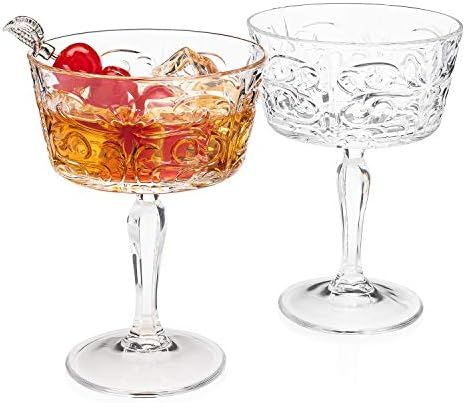 "Buck's Club" British Gentleman's Cocktail Glass (Gift Box Set of 2) | Amazon (US)