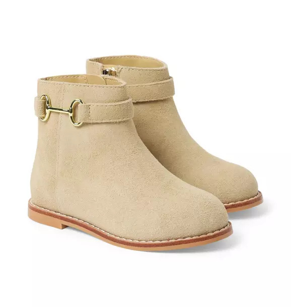 Suede Bridle Bit Bootie | Janie and Jack