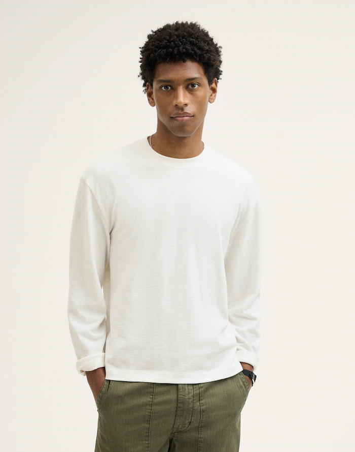 The Long-Sleeve Tee in Weekend Slub | Madewell
