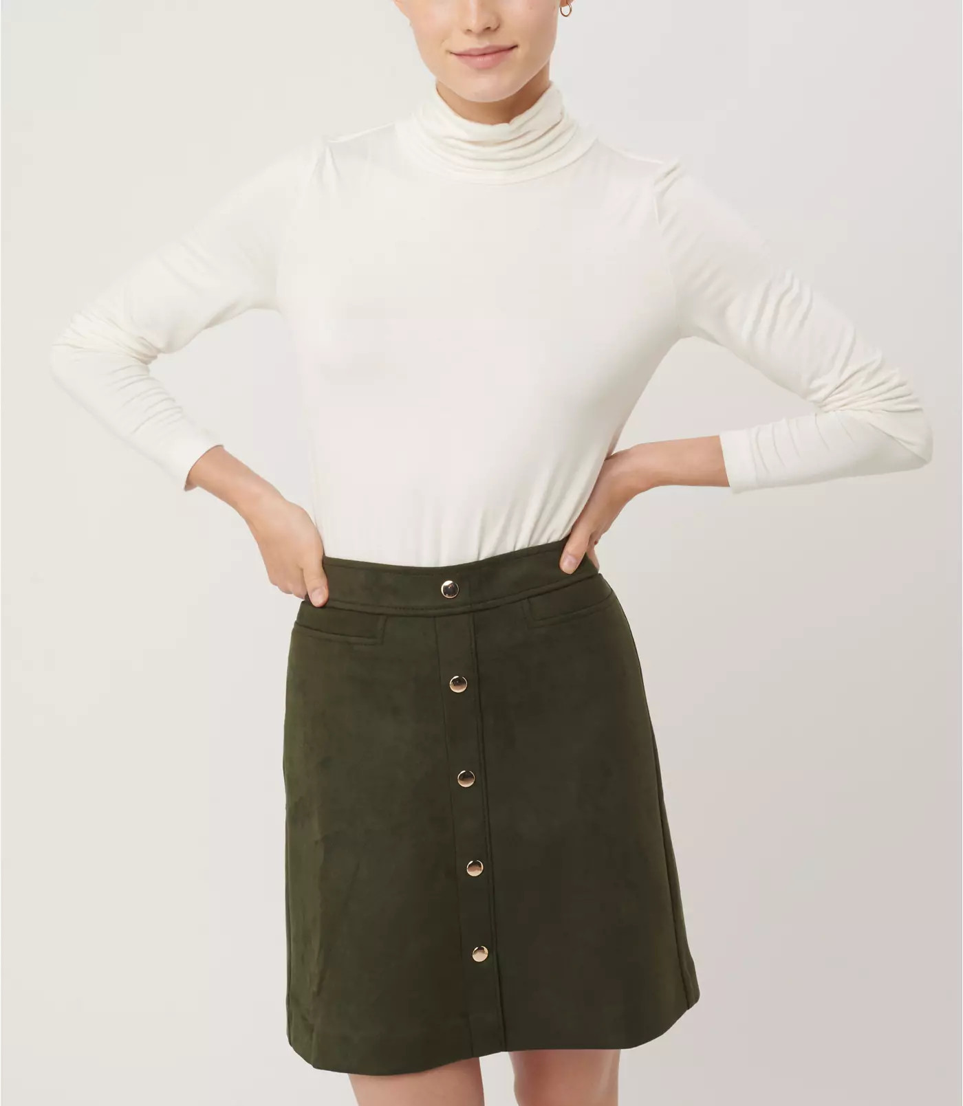 Modern Turtleneck Top | LOFT | LOFT