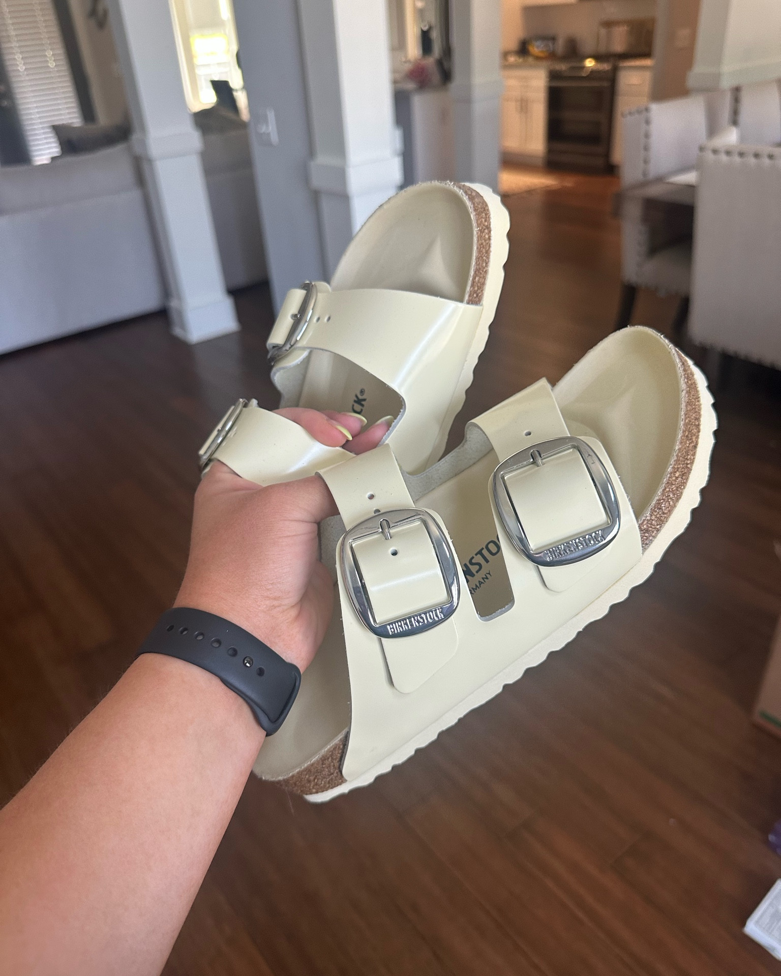 Nordstrom Birkenstock Find! Perfect neutral simmer sandal that you can dress up or down. 

#LTKshoecrush #LTKSeasonal #LTKFind